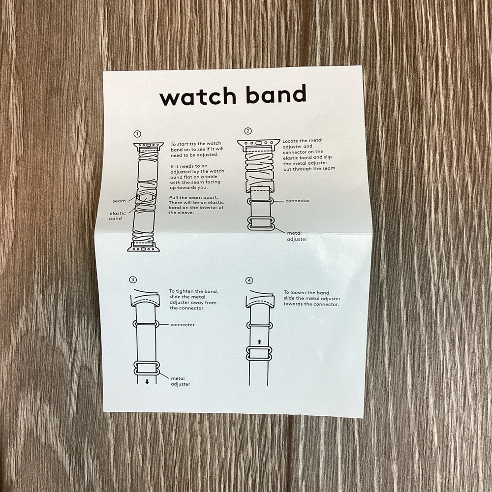 Heyday Watch Band 38-41 Apple Scrunchie Fabric‎ White Sheer